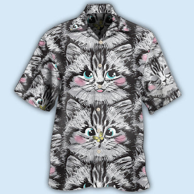 Cat Lovely Cat Lovely Kitten - Hawaiian Shirt - Owls Matrix LTD
