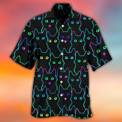 Cat Cute Little - Hawaiian Shirt - Owls Matrix LTD