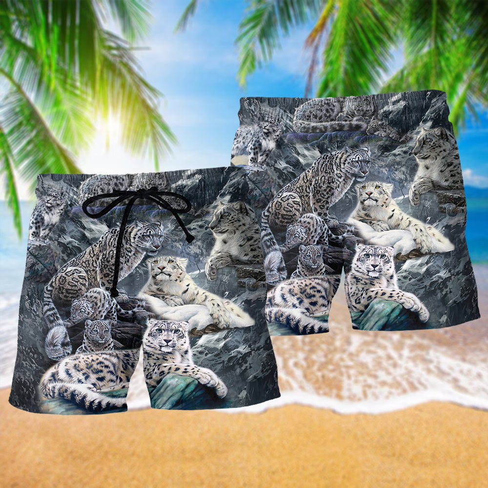 Catamount Love Animals And Relaxing - Beach Short - Owls Matrix LTD