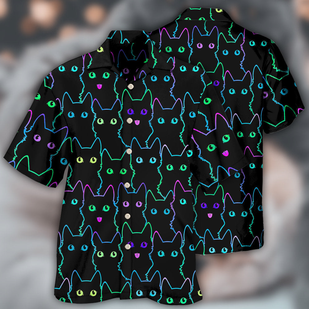 Cat Cute Little - Hawaiian Shirt - Owls Matrix LTD