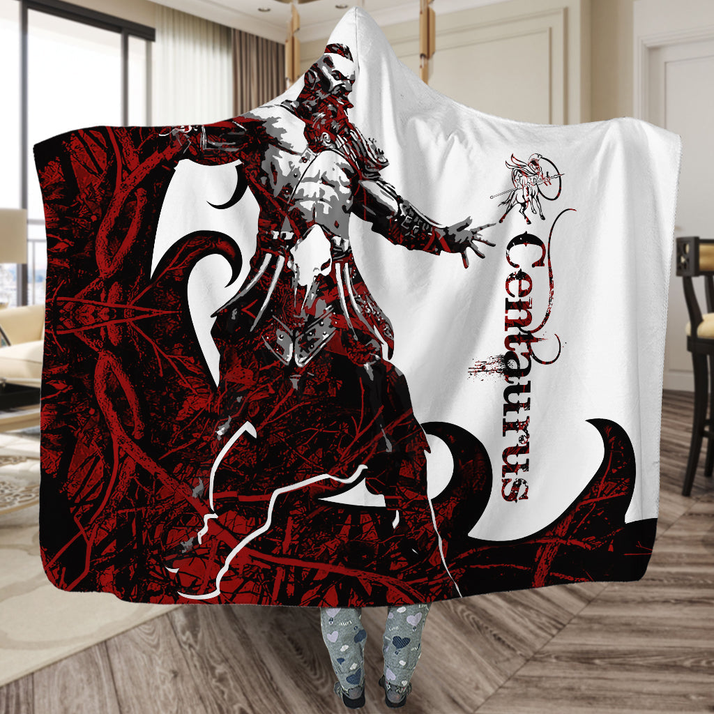 Viking Centaurus Legend Red And White Cool Style - Hoodie Blanket - Owls Matrix LTD
