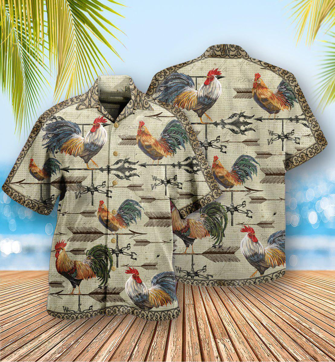 Chicken Find A Way Or Make One Weathervane Rooster - Hawaiian Shirt - Owls Matrix LTD