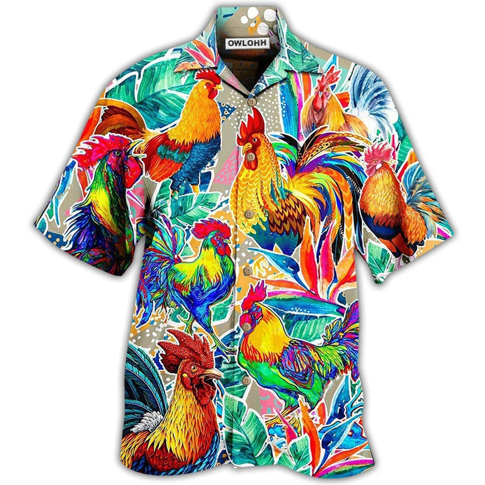 Hawaiian Shirt / Adults / S Chicken Stronger - Hawaiian Shirt - Owls Matrix LTD