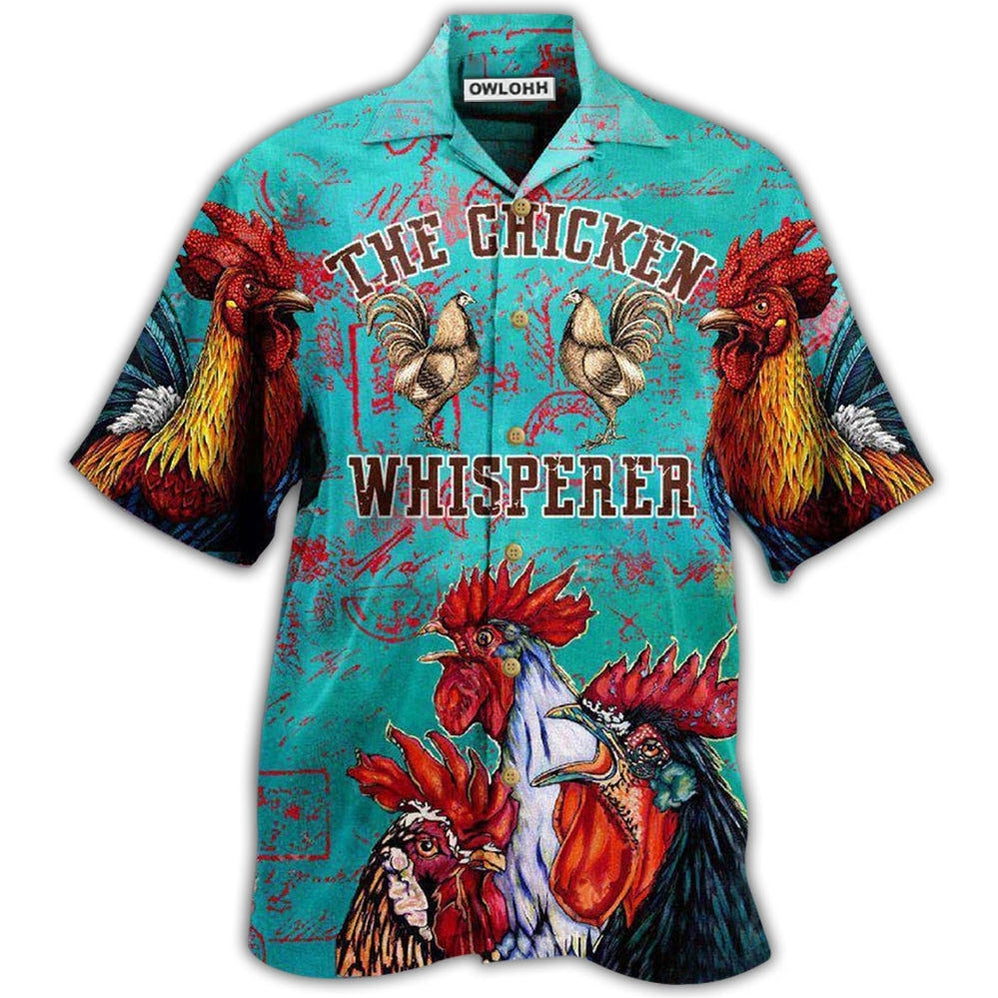 Hawaiian Shirt / Adults / S Chicken Whisperer So Cool - Hawaiian Shirt - Owls Matrix LTD