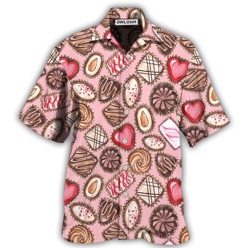 Hawaiian Shirt / Adults / S Chocolate Power By Chocolate - Hawaiian Shirt - Owls Matrix LTD