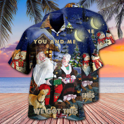 Christmas You And Me We Got This Christmas Night - Hawaiian Shirt - Owls Matrix LTD