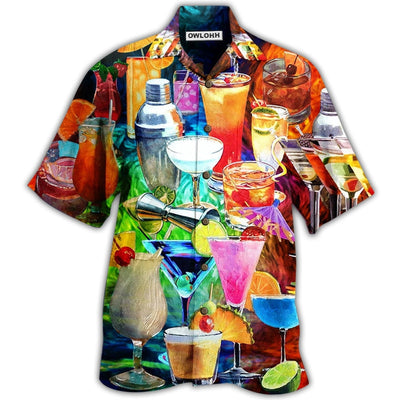 Hawaiian Shirt / Adults / S Cocktail Color Fruit - Hawaiian Shirt - Owls Matrix LTD