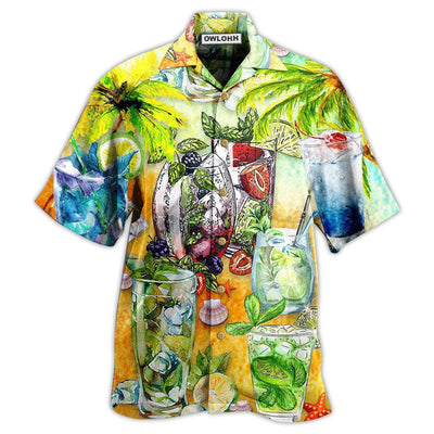 Hawaiian Shirt / Adults / S Cocktail Mojito Gives Summer Vibe - Hawaiian Shirt - Owls Matrix LTD