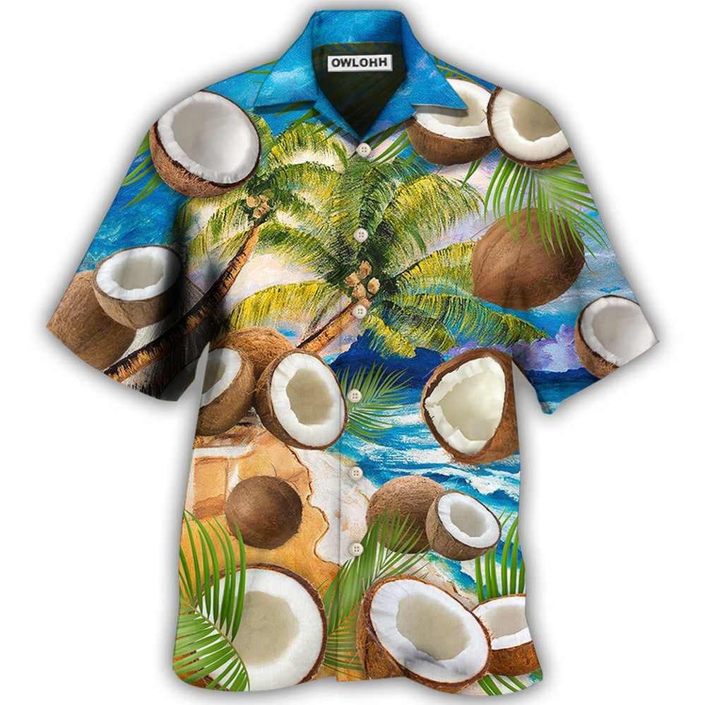 Hawaiian Shirt / Adults / S Coconut Lovely Style - Hawaiian Shirt - Owls Matrix LTD