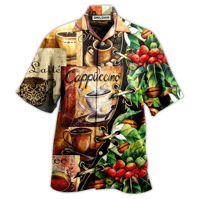 Hawaiian Shirt / Adults / S Coffee A Bad Day With Coffee - Hawaiian Shirt - Owls Matrix LTD