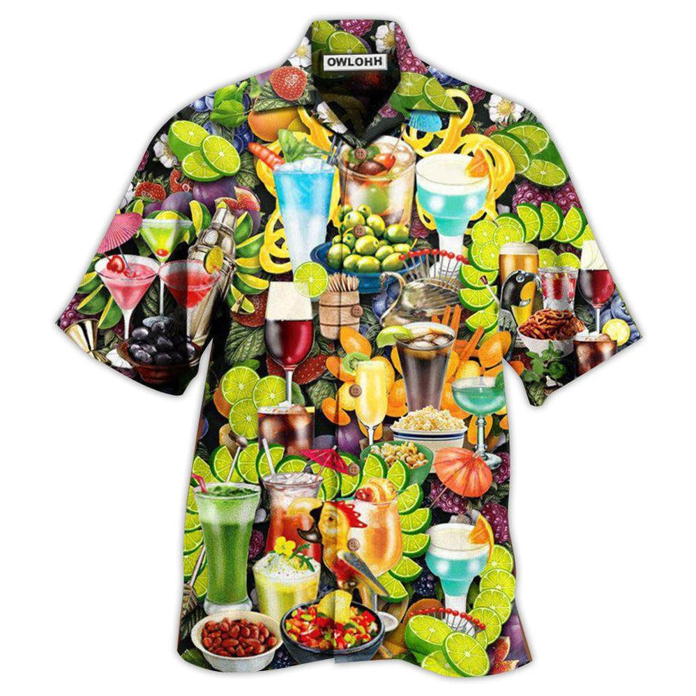 Hawaiian Shirt / Adults / S Cocktail All You Need Is Fruit Cocktail - Hawaiian Shirt - Owls Matrix LTD