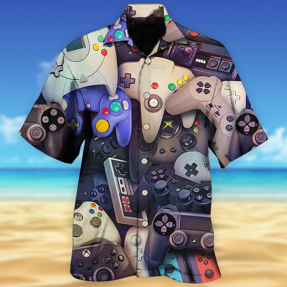 Game Controllers Choose Your Weapon Gamer - Hawaiian Shirt - Owls Matrix LTD