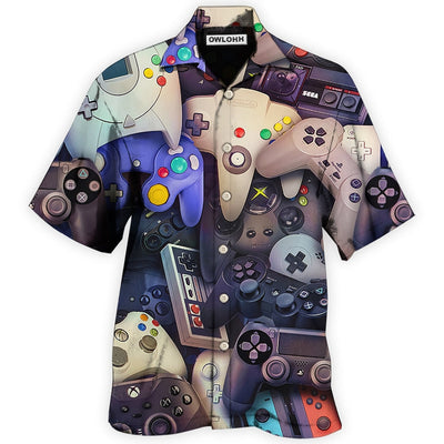Hawaiian Shirt / Adults / S Game Controllers Choose Your Weapon Gamer - Hawaiian Shirt - Owls Matrix LTD