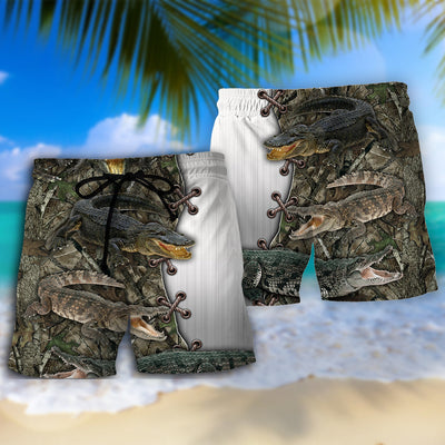 Crocodile Hunting Cool Style - Beach Short - Owls Matrix LTD