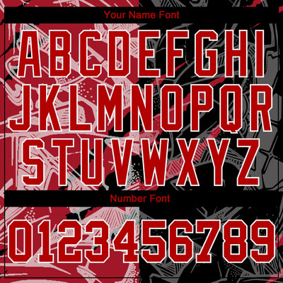 Custom Women's Graffiti Pattern Red-White Scratch 3D V-Neck Cropped Baseball Jersey - Owls Matrix LTD