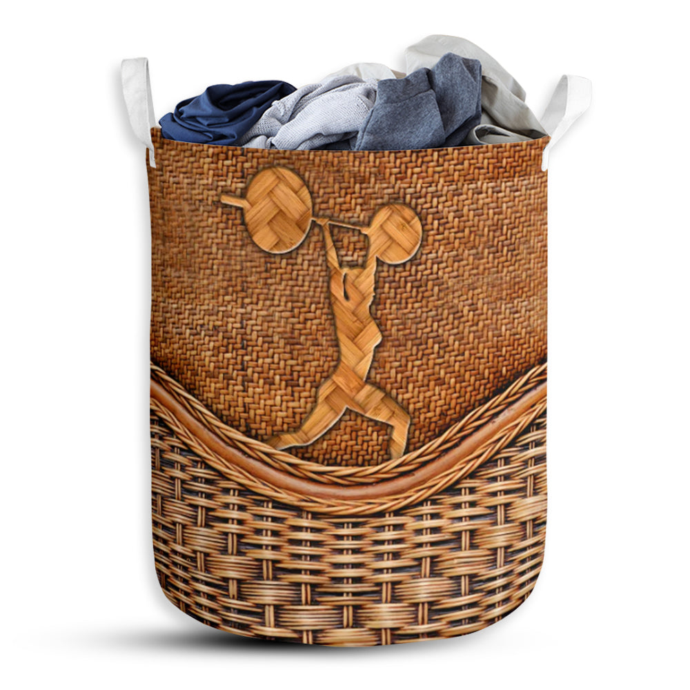 Crossfit Rattan Teaxture - Laundry Basket - Owls Matrix LTD