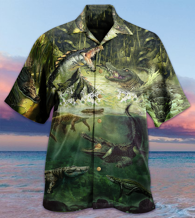 Crocodile Amazing Alligator - Hawaiian Shirt - Owls Matrix LTD