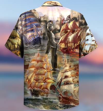 Sailing Away And Enjoy Your Own Adventure - Hawaiian Shirt - Owls Matrix LTD