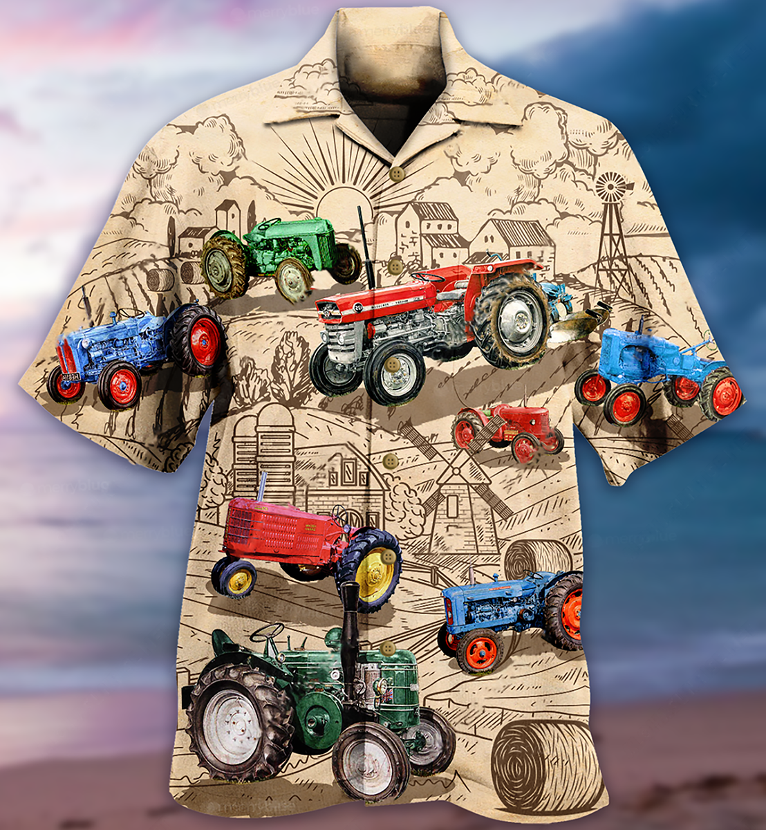 Tractor You Can Never Have Too Many Tractors - Hawaiian Shirt - Owls Matrix LTD
