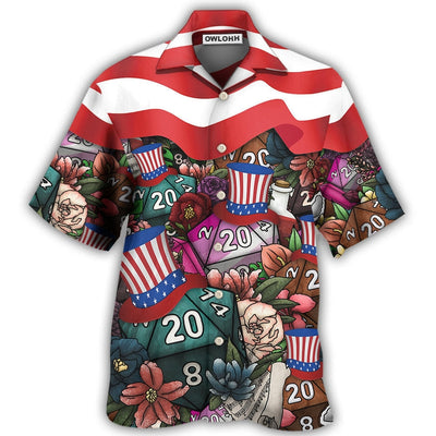 Hawaiian Shirt / Adults / S D20 Independence Day - Hawaiian Shirt - Owls Matrix LTD