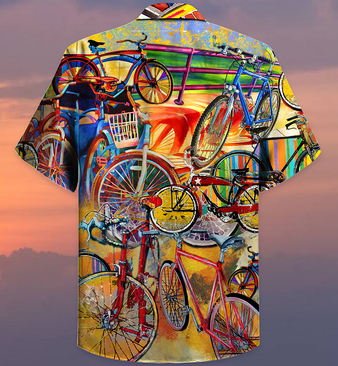 Bike All I Need Is A Bike - Hawaiian Shirt - Owls Matrix LTD