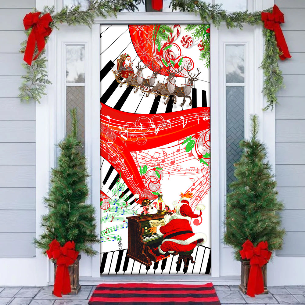 Christmas Love Music Road - Door Cover - Owls Matrix LTD