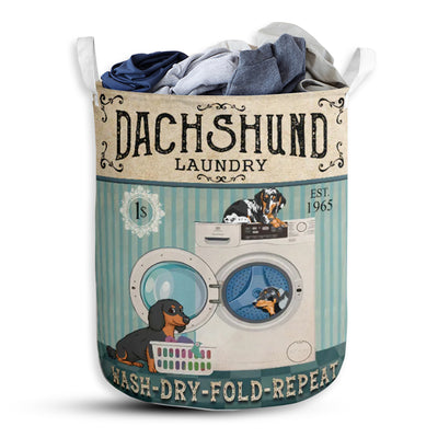 Dachshund Washing Machine - Laundry Basket - Owls Matrix LTD