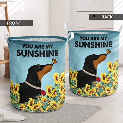 Dachshund Are My Sunshine - Laundry Basket - Owls Matrix LTD