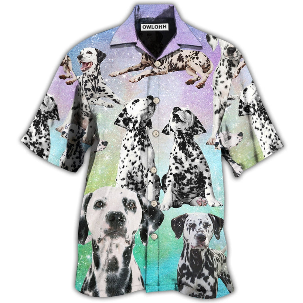 Hawaiian Shirt / Adults / S Dalmatian Dog Galaxy Lovely Style - Hawaiian Shirt - Owls Matrix LTD