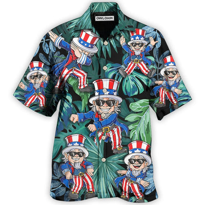 Hawaiian Shirt / Adults / S Dance Independence Day Happy - Hawaiian Shirt - Owls Matrix LTD