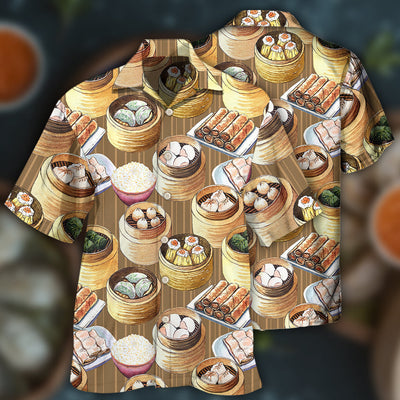 Food Delicious Dimsum Meal - Hawaiian Shirt - Owls Matrix LTD