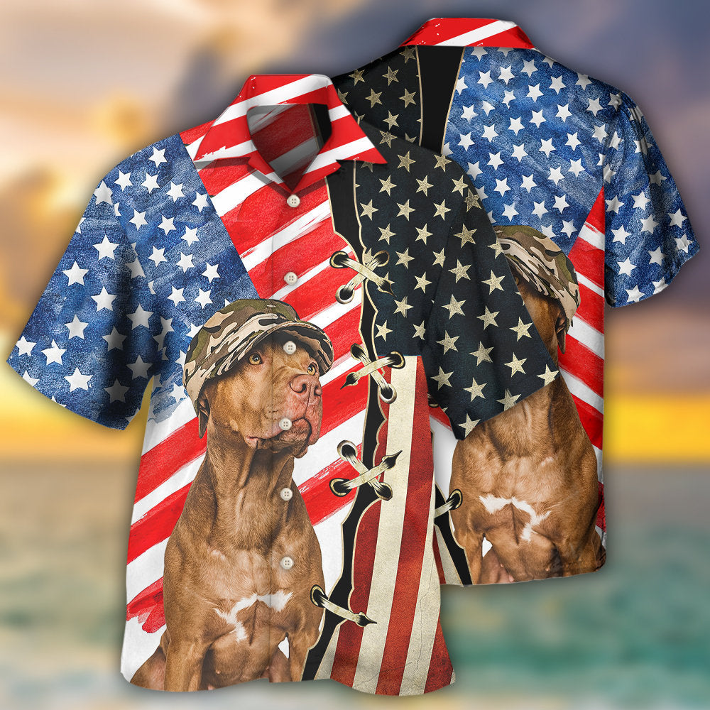 Dog Independence Day - Hawaiian Shirt - Owls Matrix LTD