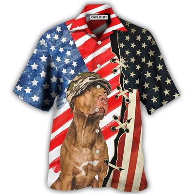 Hawaiian Shirt / Adults / S Dog Independence Day - Hawaiian Shirt - Owls Matrix LTD