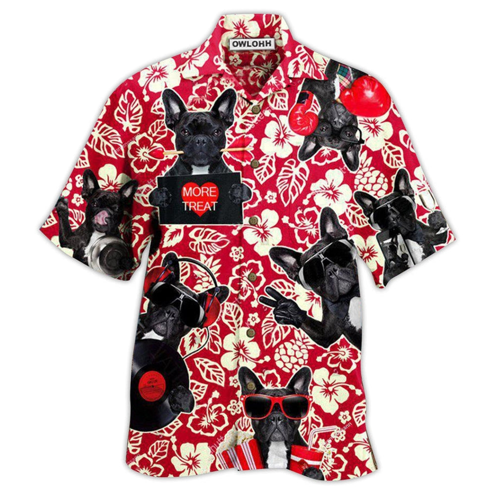Hawaiian Shirt / Adults / S French Bulldog Dog Stay Cool Love - Hawaiian Shirt - Owls Matrix LTD