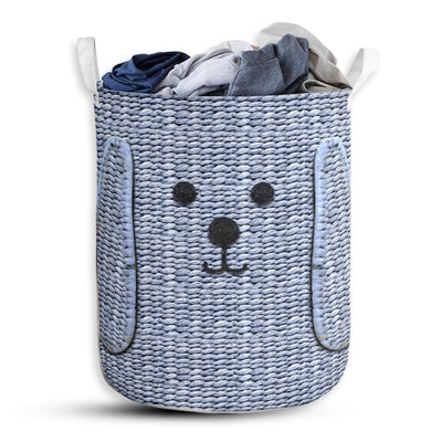 Dog Wicker Cute Style - Laundry Basket - Owls Matrix LTD