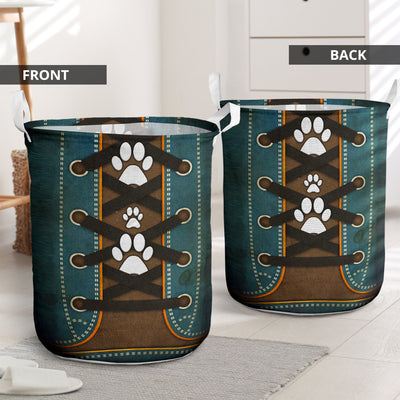 Dog Paw Love Shoes - Laundry Basket - Owls Matrix LTD