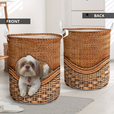 Dog We Love Dog - Laundry Basket - Owls Matrix LTD
