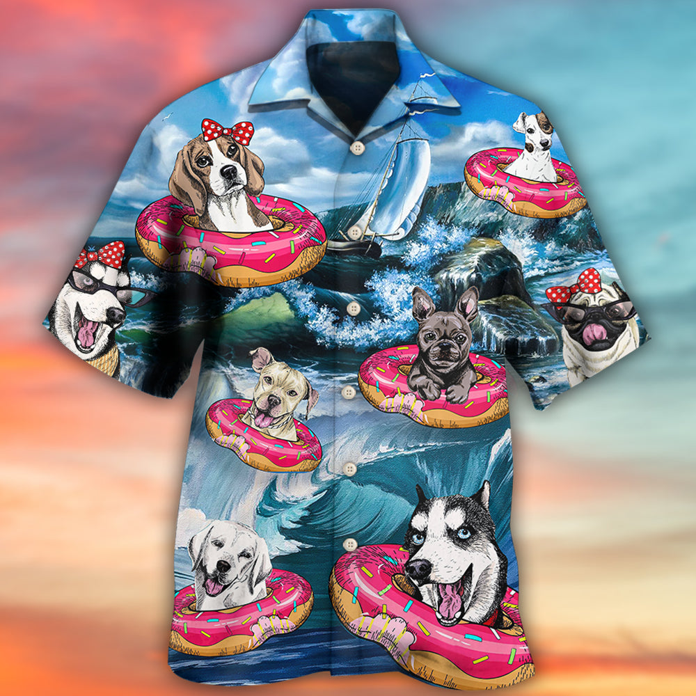 Dog Style So Cute - Hawaiian Shirt - Owls Matrix LTD
