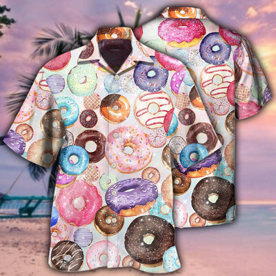 Food Donut Lovely Style - Hawaiian Shirt - Owls Matrix LTD