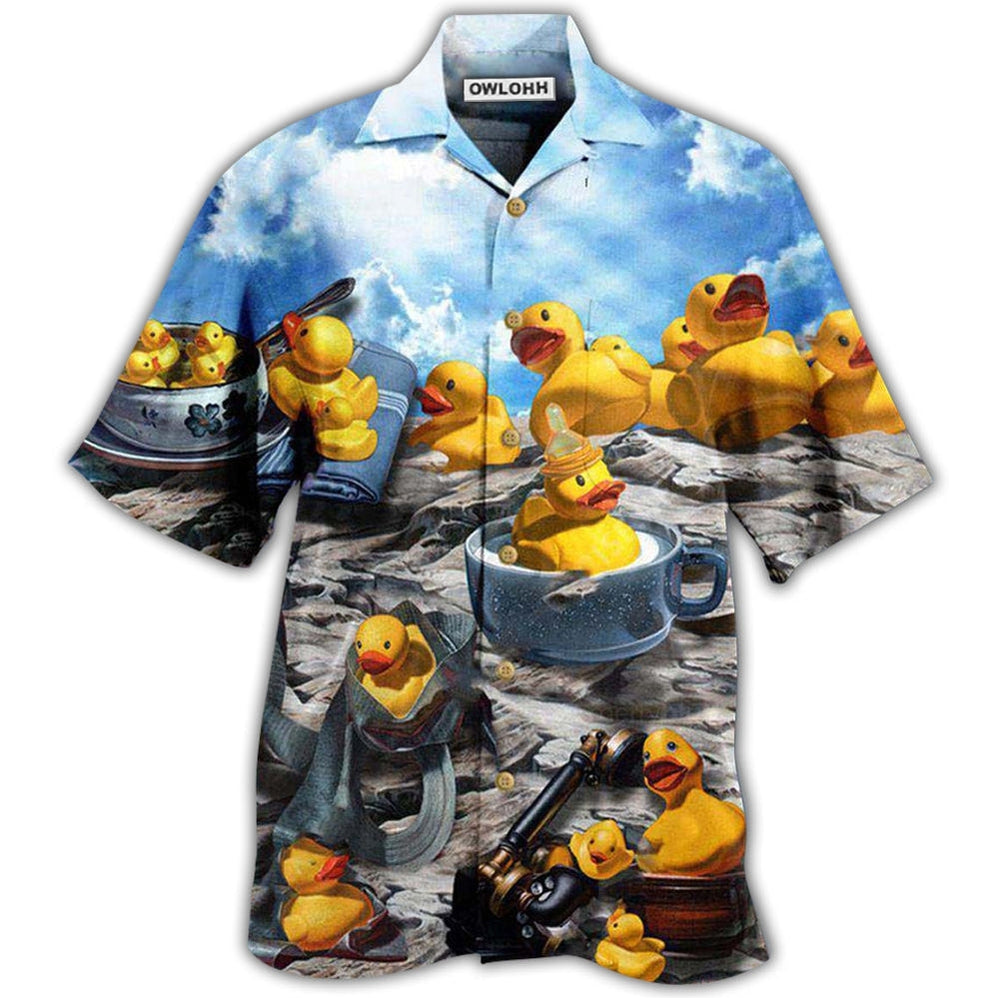 Hawaiian Shirt / Adults / S Duck Better With Rubber Duck - Hawaiian Shirt - Owls Matrix LTD