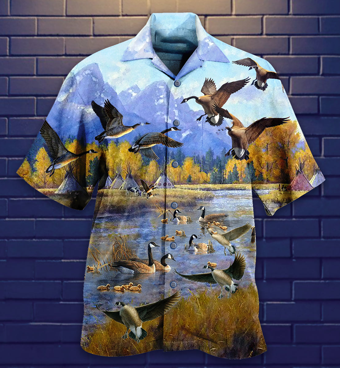 Duck Fly To Hawaii So Much Funny - Hawaiian Shirt - Owls Matrix LTD