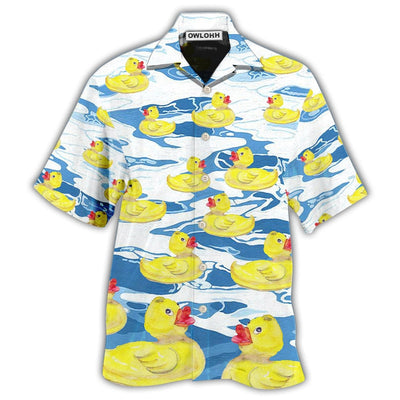 Hawaiian Shirt / Adults / S Duck Lovely Duck - Hawaiian Shirt - Owls Matrix LTD