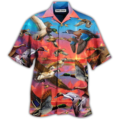 Hawaiian Shirt / Adults / S Duck The Soul Ducks Is In The Sky Forever - Hawaiian Shirt - Owls Matrix LTD