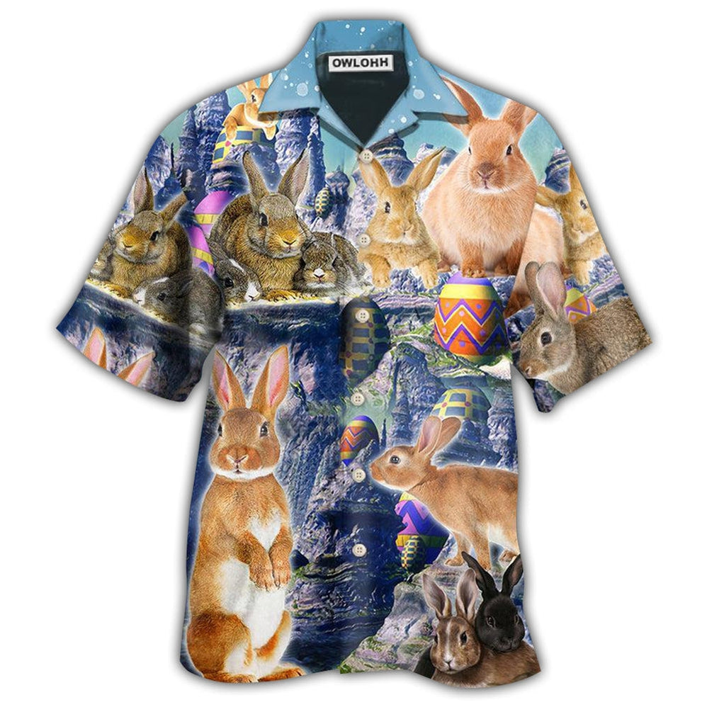 Hawaiian Shirt / Adults / S Easter Rabbit The Great Gift Of Easter Is Hope Cool - Hawaiian Shirt - Owls Matrix LTD