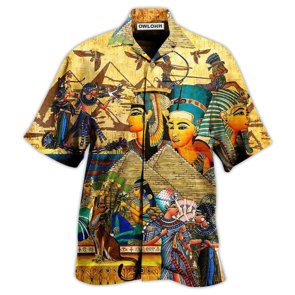 Hawaiian Shirt / Adults / S Egypt King Amazing - Hawaiian Shirt - Owls Matrix LTD