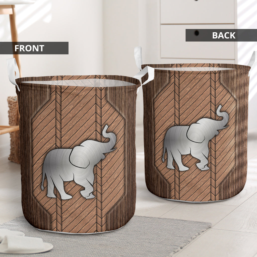 Elephant Wood - Laundry Basket - Owls Matrix LTD