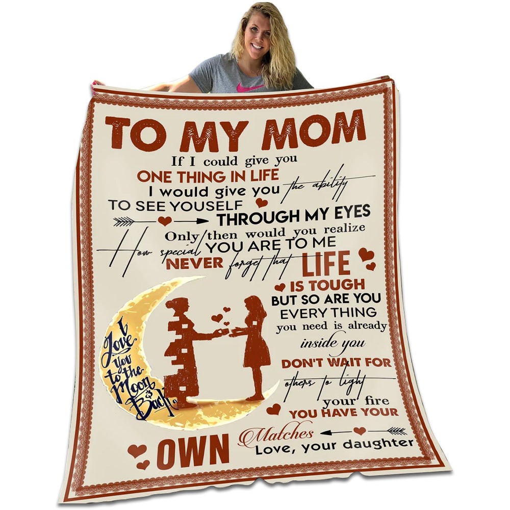 50" x 60" Family To Me You Are The World - Flannel Blanket - Owls Matrix LTD
