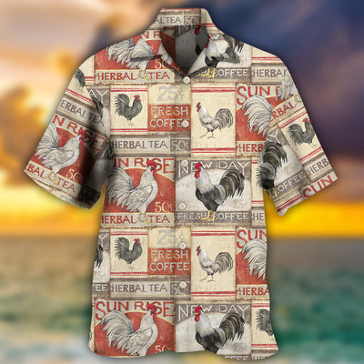 Chicken Farmhouse Patch - Hawaiian Shirt - Owls Matrix LTD