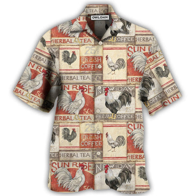 Hawaiian Shirt / Adults / S Chicken Farmhouse Patch - Hawaiian Shirt - Owls Matrix LTD