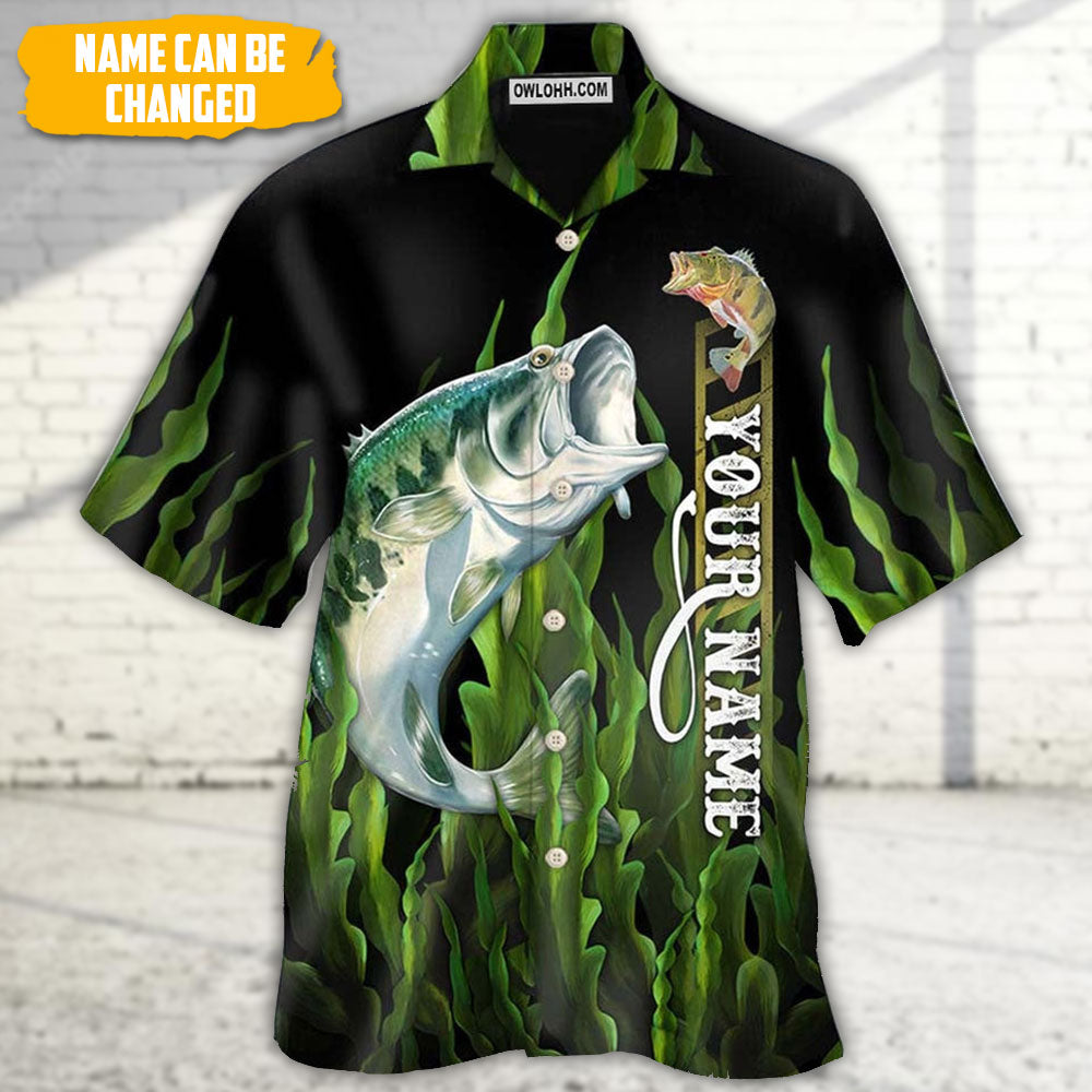 Fishing Largemouth Bass Fishing Personalized - Hawaiian Shirt - Owls Matrix LTD